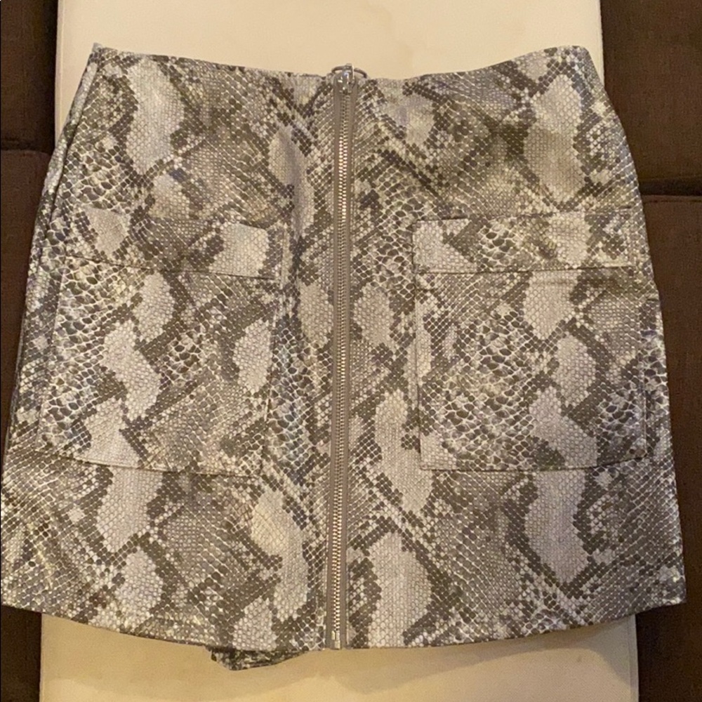 Snake Scales Mini Skirt